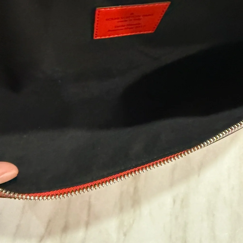 Supreme Collaboration Red Epi Leather Bumbag PM Bag